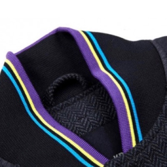 Kr3w MULTI COLOR Varsity Leather Jacket - Picture 11 of 13